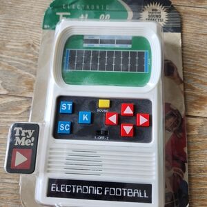 Electronic Football Handheld Game - White